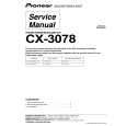 PIONEER CX-3078 Instrukcja Serwisowa