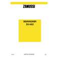 ZANUSSI DA4452 Owners Manual