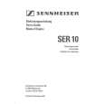 SENNHEISER SER 10 Owners Manual