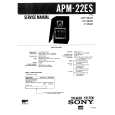 SONY APM-22ES Service Manual