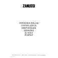 ZANUSSI ZI7075F Owners Manual ZANUSSI ZI7075F Owners Manual
