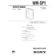 SONY WMSP1 Service Manual