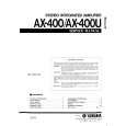 YAMAHA AX400U Owners Manual