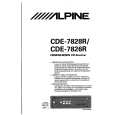 ALPINE CDE-7826R Owners Manual