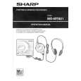 SHARP MDMT821 Owners Manual