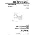 SONY ICF-C253 Parts Catalog