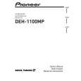 PIONEER DEH-1100MP/XN/UC Instrukcja Obsługi