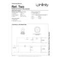 INFINITY REFERENCE TWO Service Manual