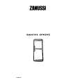 ZANUSSI ZD38X Owners Manual