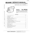 SHARP VL-PD3U Instrukcja Serwisowa