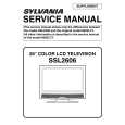 SYLVANIA SSL2606 Instrukcja Serwisowa