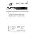 SANSUI CD-E570 Service Manual
