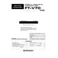 PIONEER FT-V70(BK)/KU Owners Manual