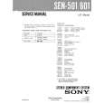 SONY SEN501 Service Manual