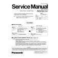 PANASONIC RQ-SX1V Manual de Servicio
