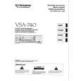 PIONEER VSA-740 Owners Manual