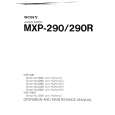 SONY MXP-290R Instrukcja Serwisowa