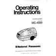 PANASONIC MC4500 Owners Manual