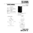 SONY SSD105 Service Manual
