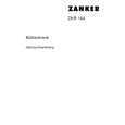 ZANKER ZKR164 Owners Manual