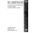 AEG LAVBELLA1002-W Owners Manual