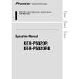 PIONEER KEH-P6020R(B) Owners Manual