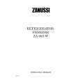 ZANUSSI ZA98/3W Owners Manual