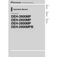 PIONEER DEH-3900MP/XU/EW5 Owners Manual