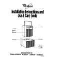 WHIRLPOOL ACS102XT0 Installation Manual