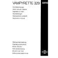 AEG VAMPYRETTE329 Instrukcja Obsługi