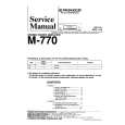 PIONEER M770 Service Manual