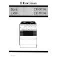 ELECTROLUX CF7014 Owners Manual