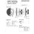 KENWOOD KFCHQ100 Service Manual
