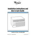 WHIRLPOOL ACU102PK0 Installation Manual