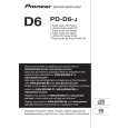 PIONEER PD-D6-J/MYSXJ5 Owners Manual