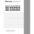 PIONEER SD-533HD5/KUXC/CA1 Manual de Usuario