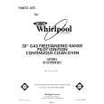 WHIRLPOOL SF332BSRW5 Parts Catalog