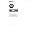 SONY HB-A5710 Owners Manual
