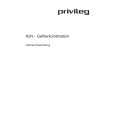 PRIVILEG 497.089-3 / 40378 Owners Manual PRIVILEG 497.089-3 / 40378 Owners Manual