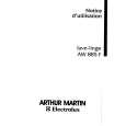 ARTHUR MARTIN ELECTROLUX AW885F Owners Manual