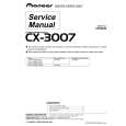 PIONEER CX-3007 Instrukcja Serwisowa