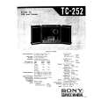 SONY TC-252 Service Manual