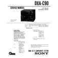 SONY DXA-C90 Instrukcja Serwisowa