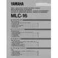 YAMAHA MLC-16 Owners Manual