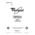 WHIRLPOOL CGP2961JQ0 Parts Catalog