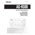 TEAC AG-H300 Owners Manual