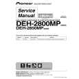 PIONEER DEH-2850MP/XU/CN5 Service Manual