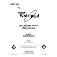 WHIRLPOOL RH2730XWW0 Parts Catalog