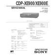SONY CDP-XE900 Service Manual