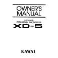 KAWAI XD5 Owners Manual